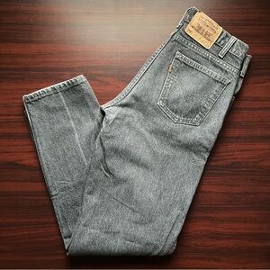 Vintage Levi’s 550 Black Jeans Orange Tab Size 34x34 USA Made